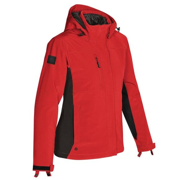 Stormtech Performance Red Coat Women's L Atmosphere 3-In-1 System Jacket SSJ-1W - Picture 2 of 16